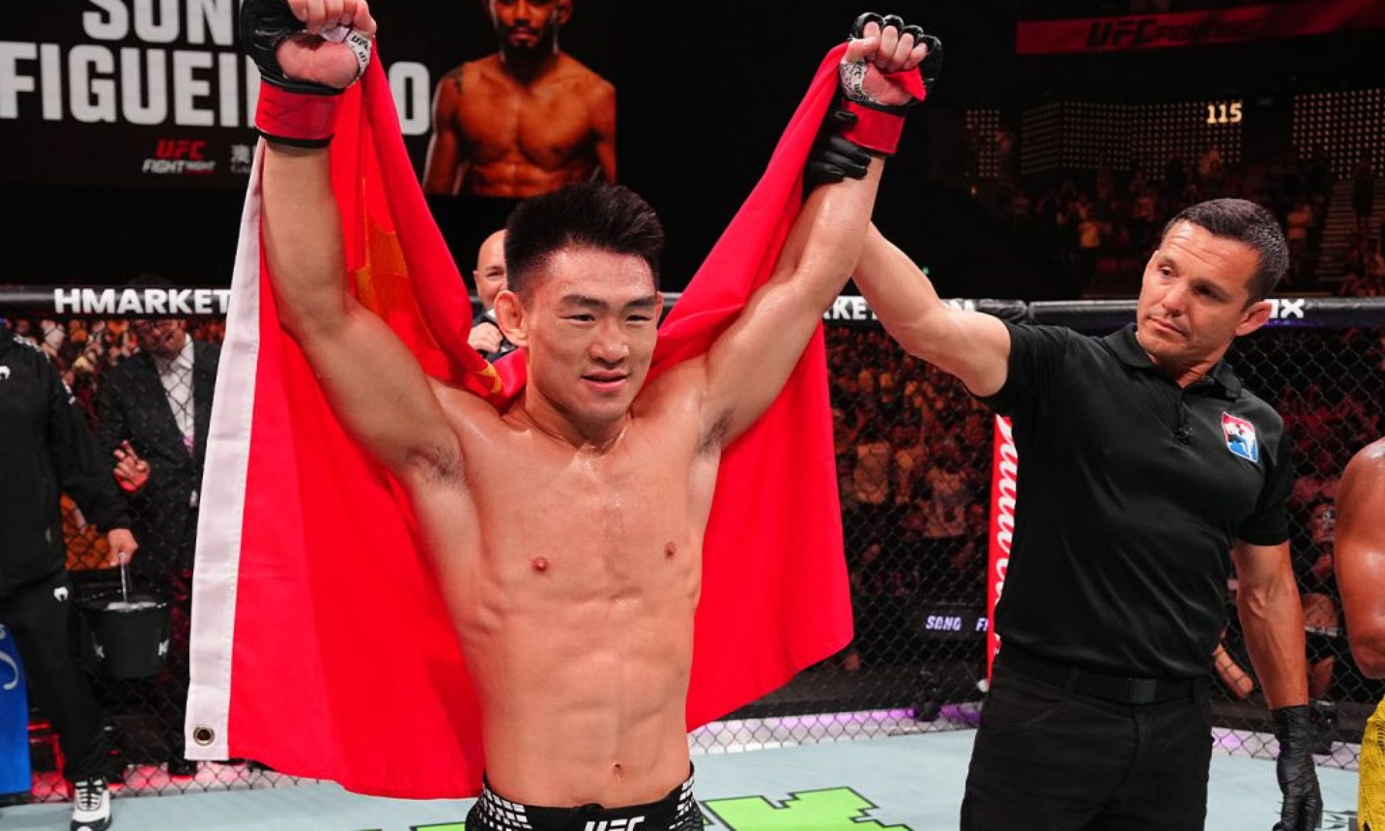 UFC Fight Night results: Song Yadong submits Figueiredo in Macao