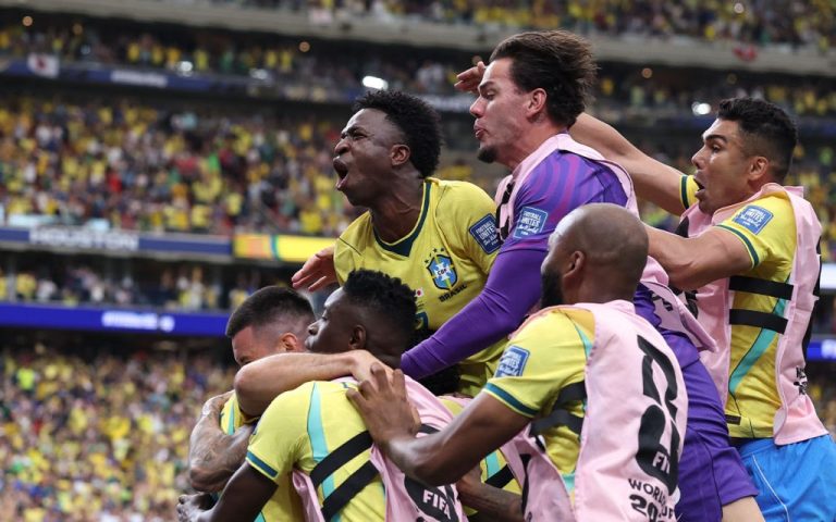 Martinelli saves Brazil as Paraguay stun Germany on penalties
