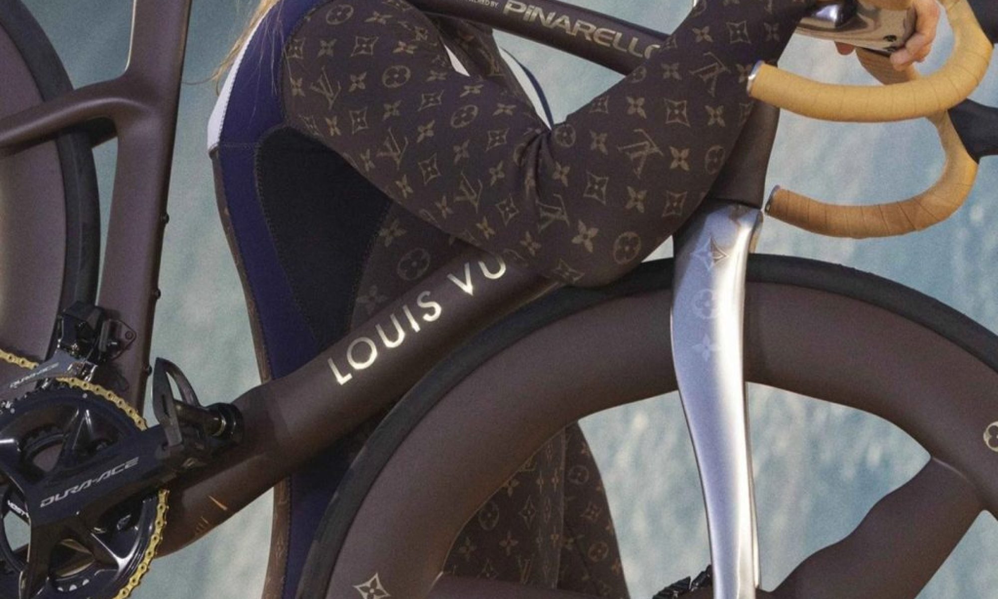 Pinarello and Louis Vuitton unveil couture superbike