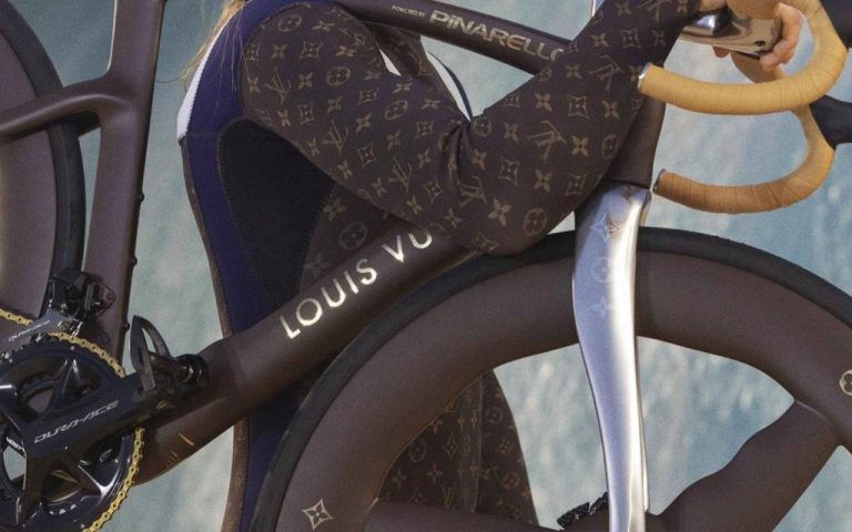 Pinarello and Louis Vuitton unveil couture superbike