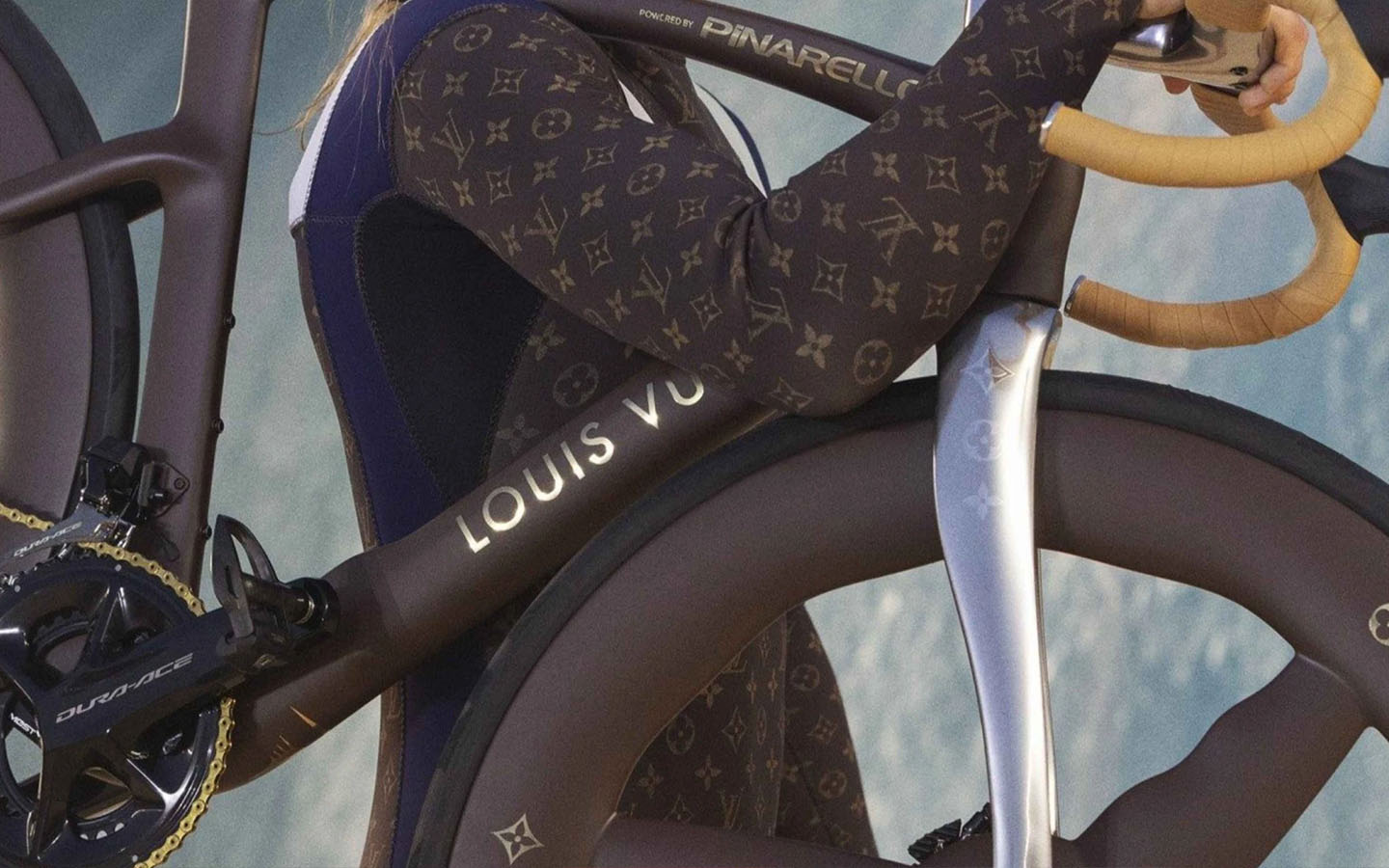 Pinarello and Louis Vuitton unveil couture superbike