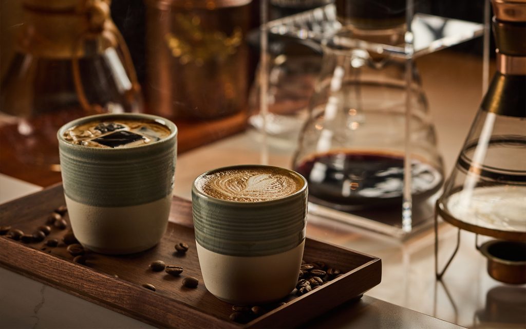 Order a barista combo and taste coffee the way the masters judge it