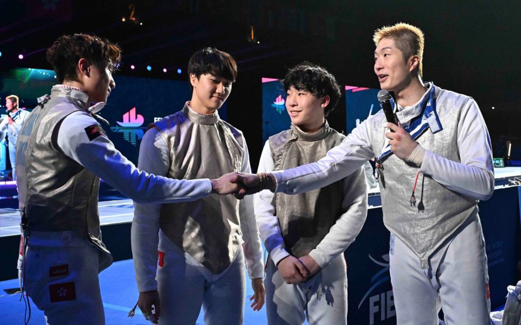 Hong Kong men’s foil team claims first World Championships silver