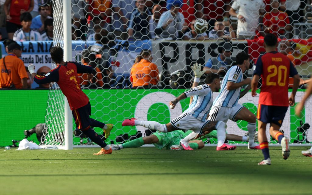 Spain are world champions as Torres ends Argentina’s reign in extra time - Spain's Ferran Torres (left) scores against Argentina at the 2026 FIFA World Cup