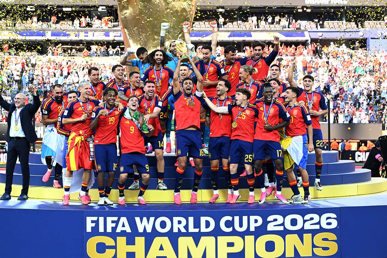 Spain are world champions as Torres ends Argentina’s reign in extra time
