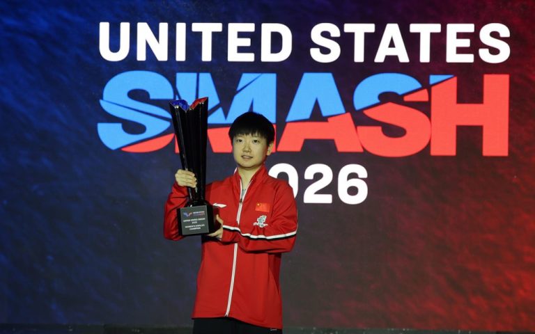 Sun Yingsha beats Kuai Man in seven games to win US Smash title