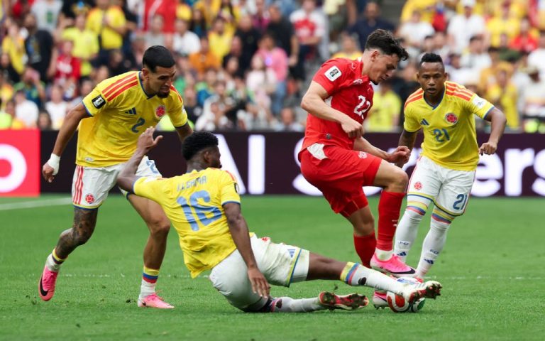 Switzerland beat Colombia on penalties to set up Messi clash
