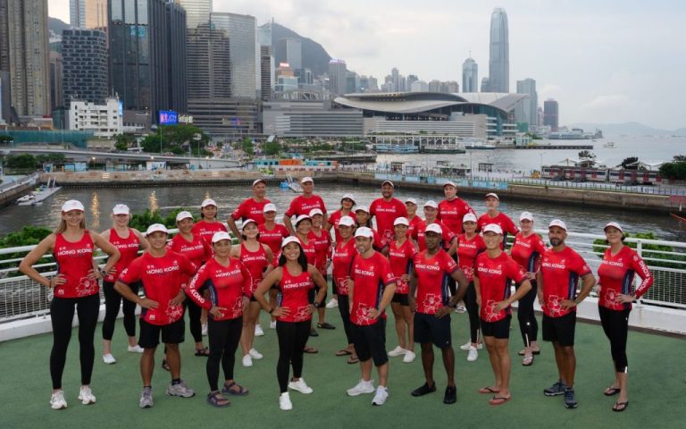 Hong Kong outrigger team makes historic trip to Singapore