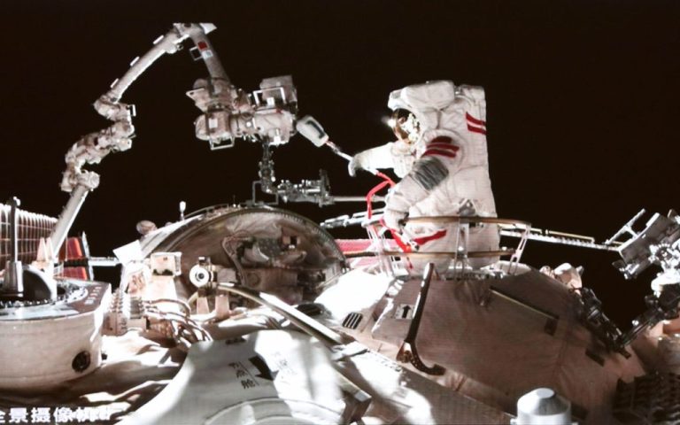 Shenzhou-23 crew completes mission’s first spacewalk