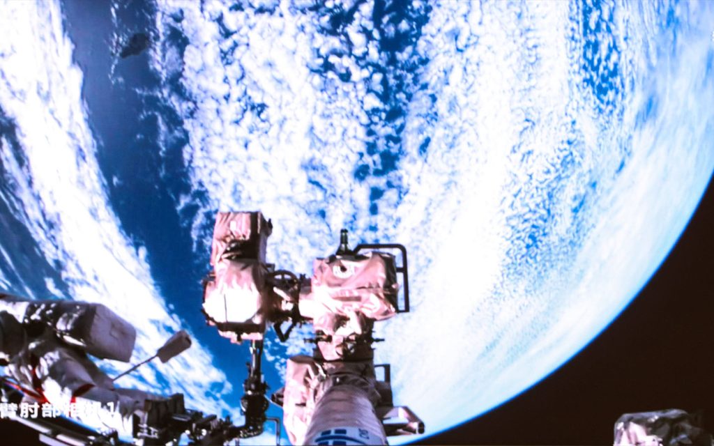 Shenzhou-23 crew completes first spacewalk of mission