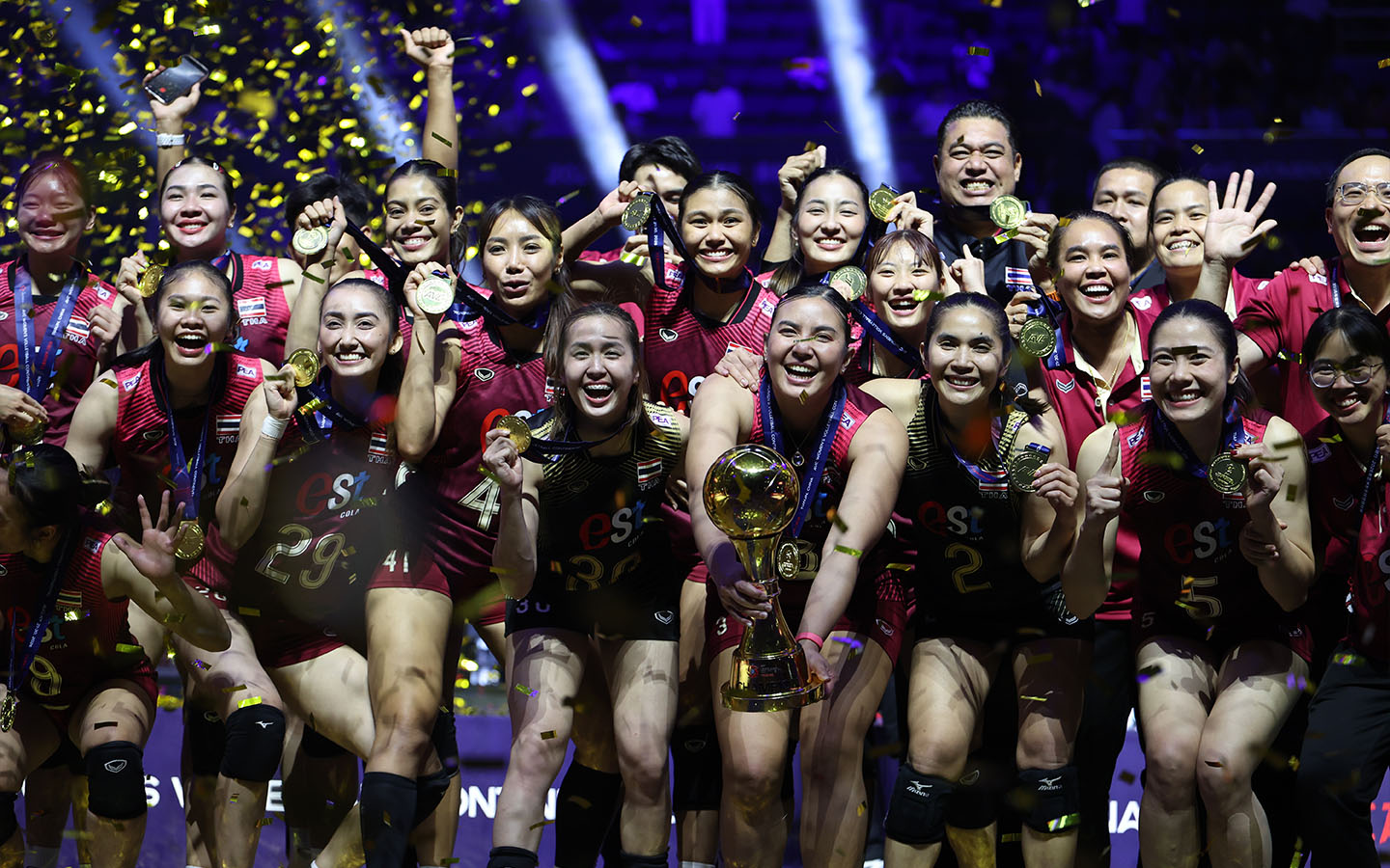 Thailand stuns China to win Asian volleyball title