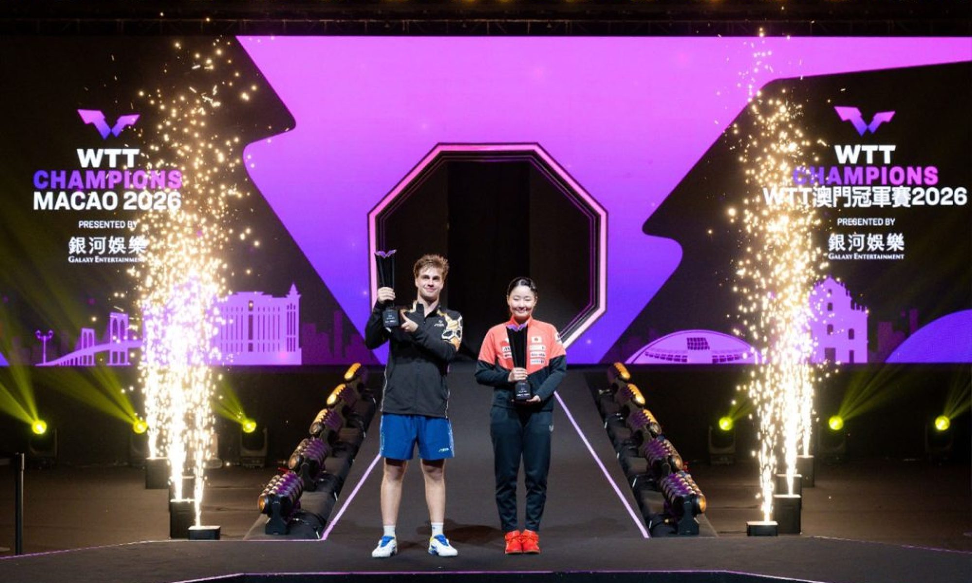 Truls Moregard and Miwa Harimoto win WTT Champions Macao 2026 titles
