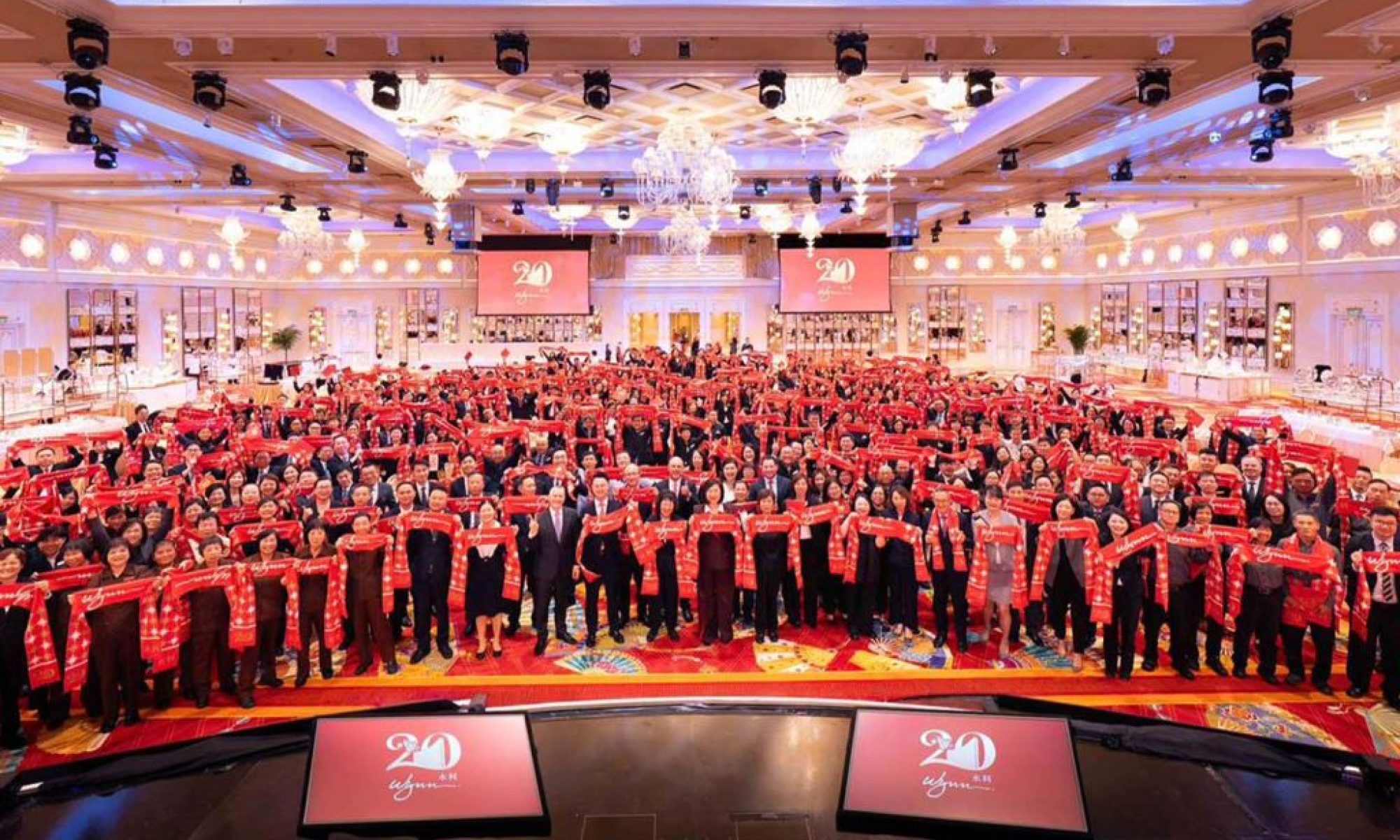 Wynn Macau grants shares to 95 percent of staff to mark 20th anniversary