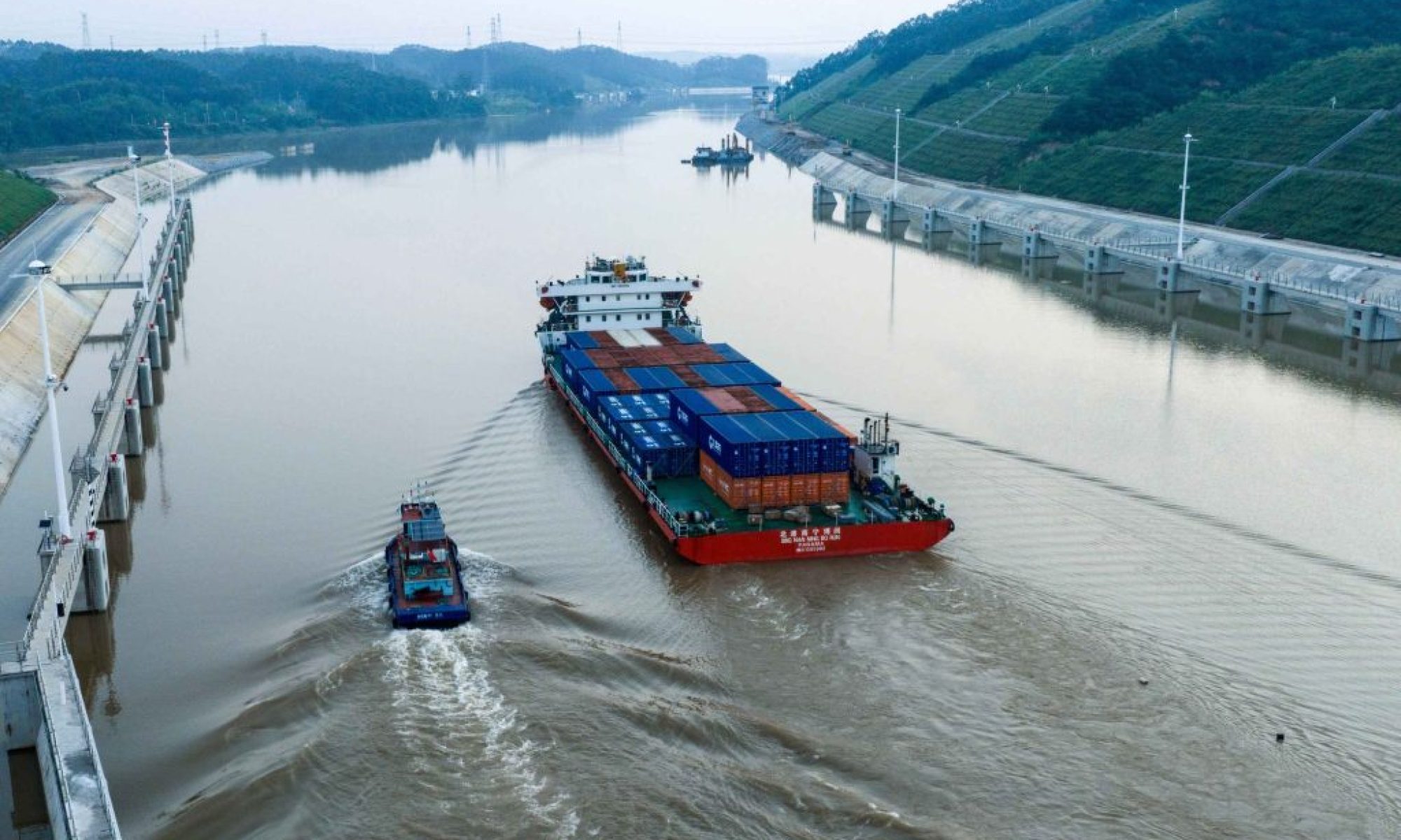 Pinglu Canal: China opens its first modern man-made waterway linking river to sea
