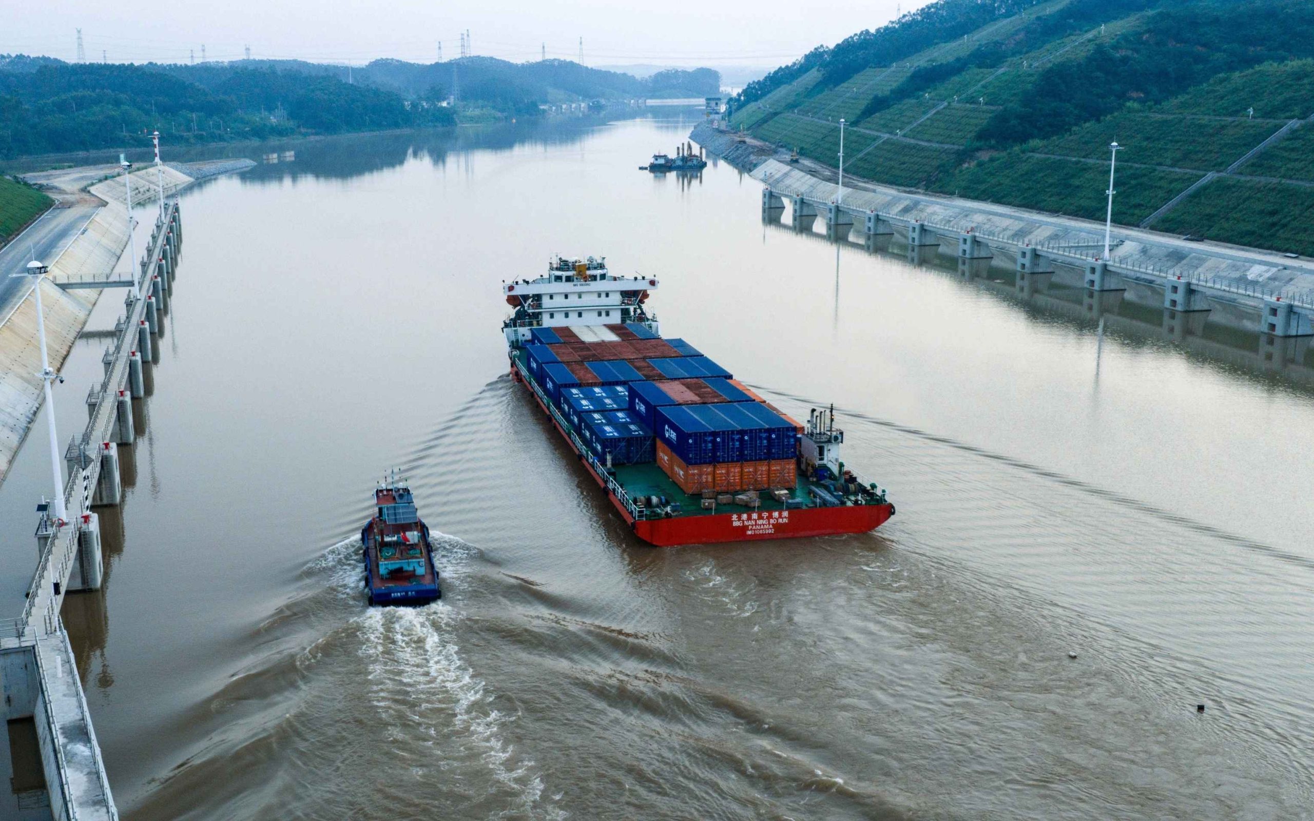 Pinglu Canal: China opens its first modern man-made waterway linking river to sea