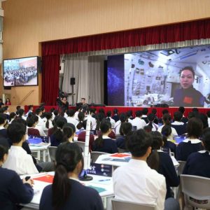 Hong Kong’s first astronaut Lai Ka-ying greets students from space station