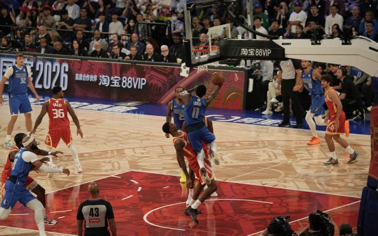 Mavericks beat Rockets 132-115 to split NBA China Games in Macao