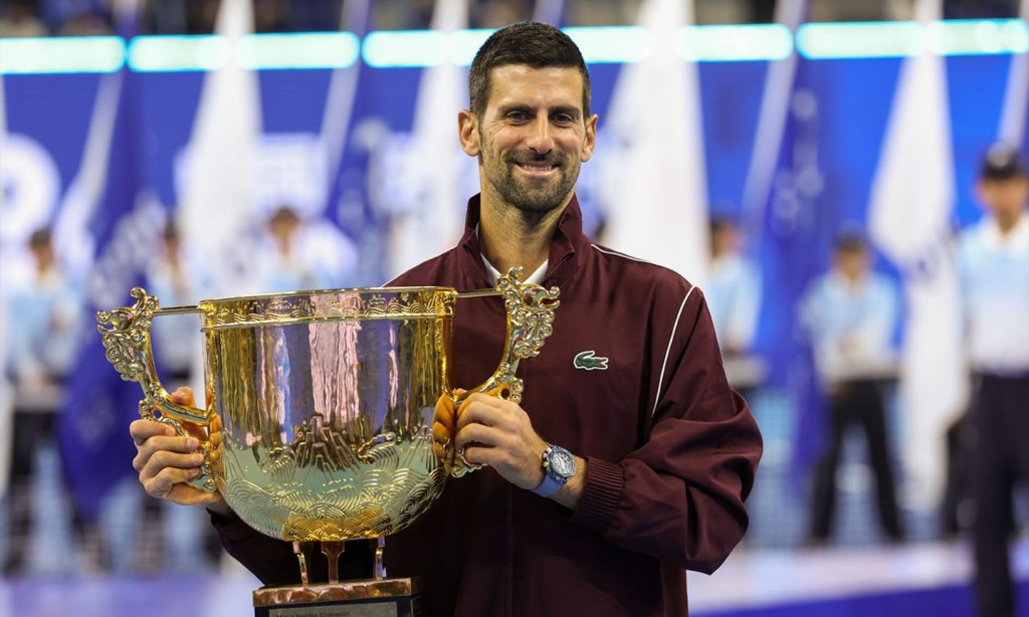 Djokovic wins seventh China Open title after De Minaur retires