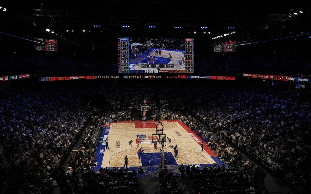 The Rockets and Mavericks play at The Venetian Arena in Macao on Friday night