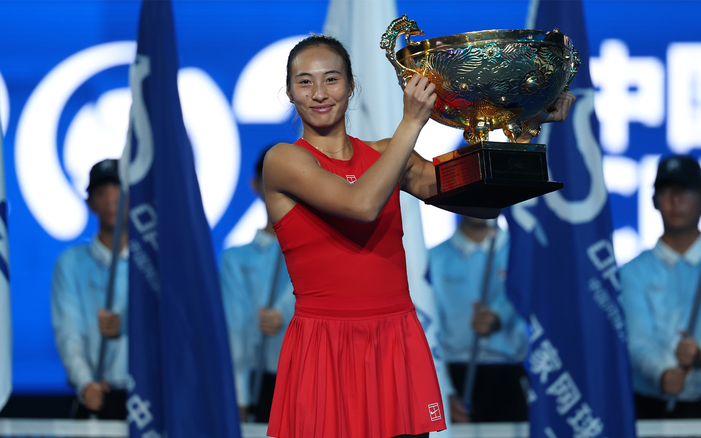 Zheng Qinwen becomes first Chinese woman to win China Open